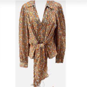 Bailey 44 Multicolor Polka Dot Blouse - NWT